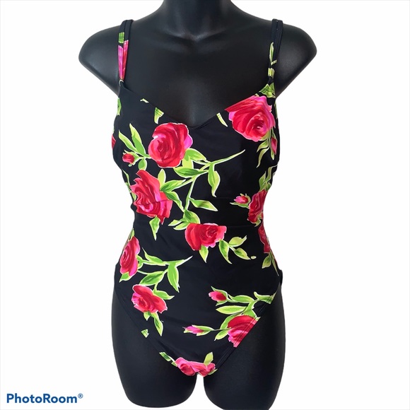 Maillot De Bain Une Pièce Victoria's Secret PINK à Imprimé Floral - Neuf Avec Étiquettes